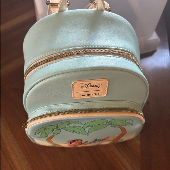 Disney Loungefly Lilo & Stitch Exclusive Beach Hammock Mini Backpack